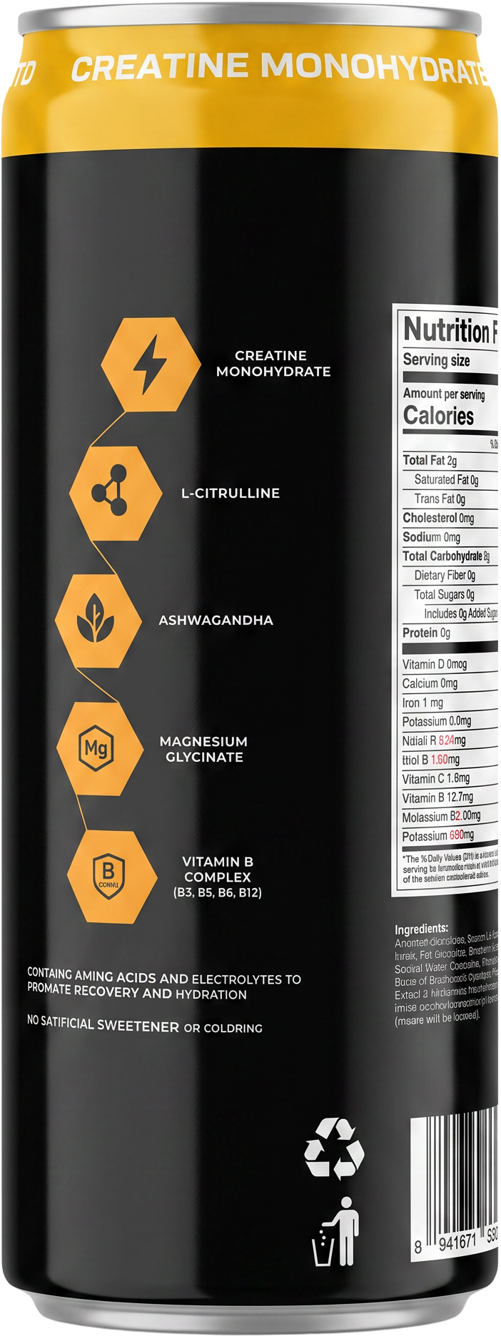 CELLBOOST C-GAIN ingredients panel
